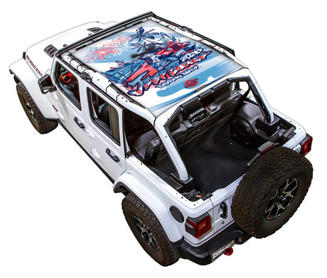 LIMITED EDITION - JEEP BEACH 2026 Jeep Wrangler JLU 4-Door Shade Top (2018-2026)