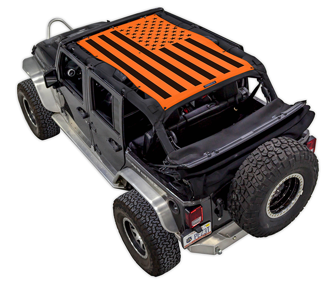 Solid / Full-Shade (Front-to-Rear) / Orange