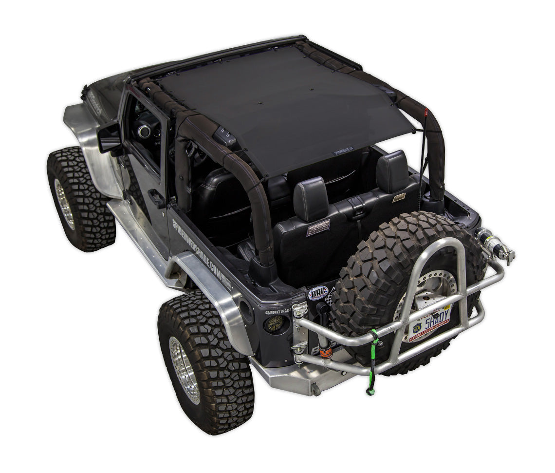 Jeep Wrangler JK 2-Door (2007-2017) SPIDERWEBSHADE Solid Color