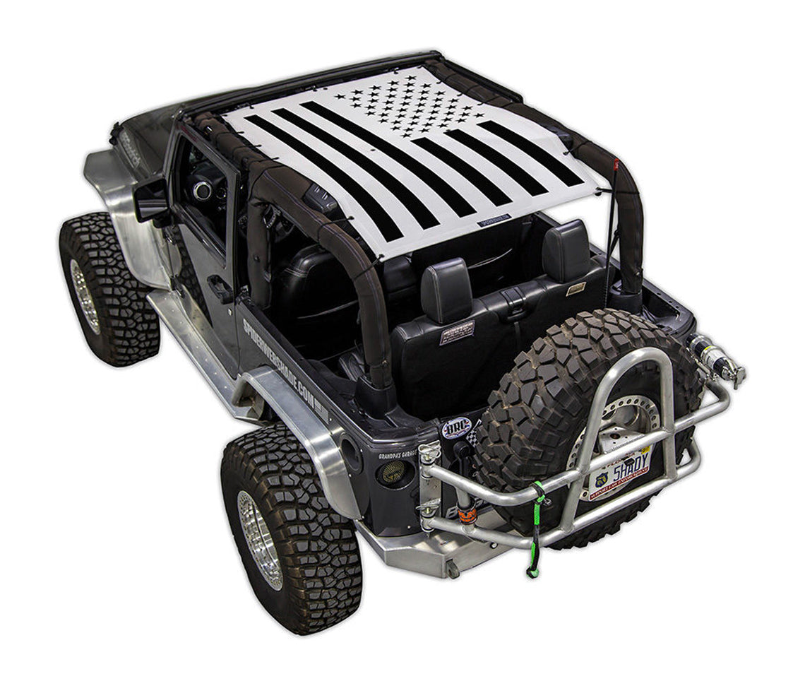 Solid Tactical Flag_Full-Shade (Front-to-Rear)_White