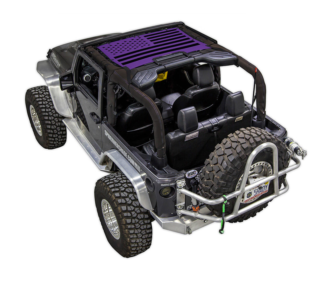 Solid Tactical Flag_Half-Shade (Front Only)_Purple