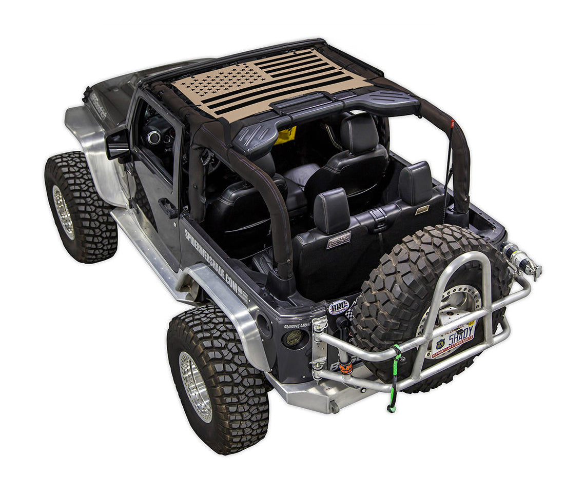 Solid Tactical Flag_Half-Shade (Front Only)_Tan