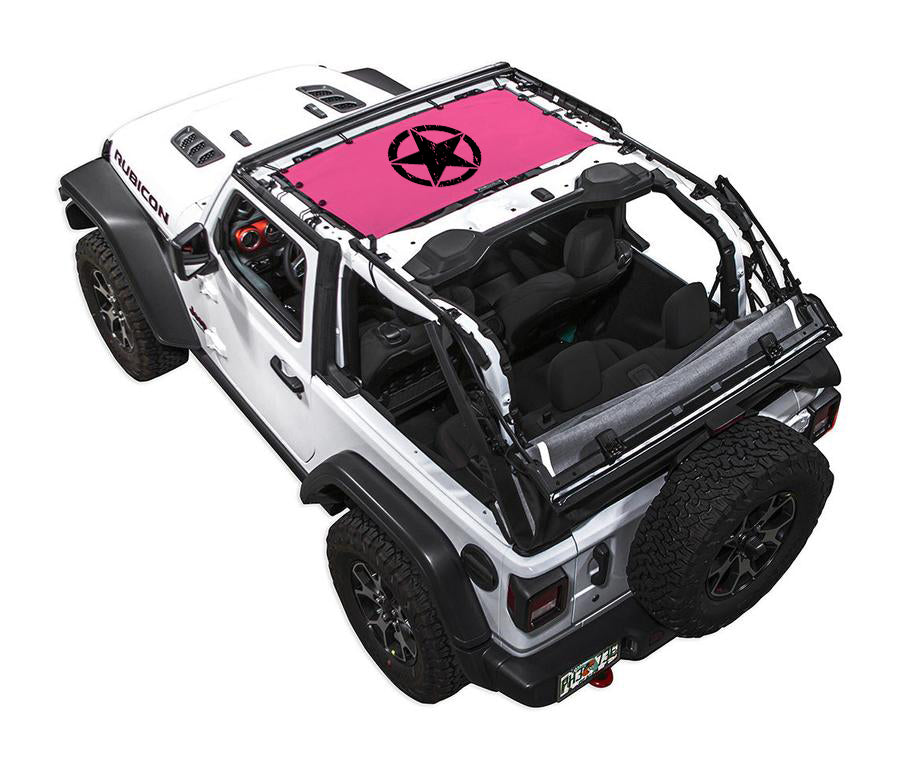Distressed / Half-Shade (Front Only) / Pink