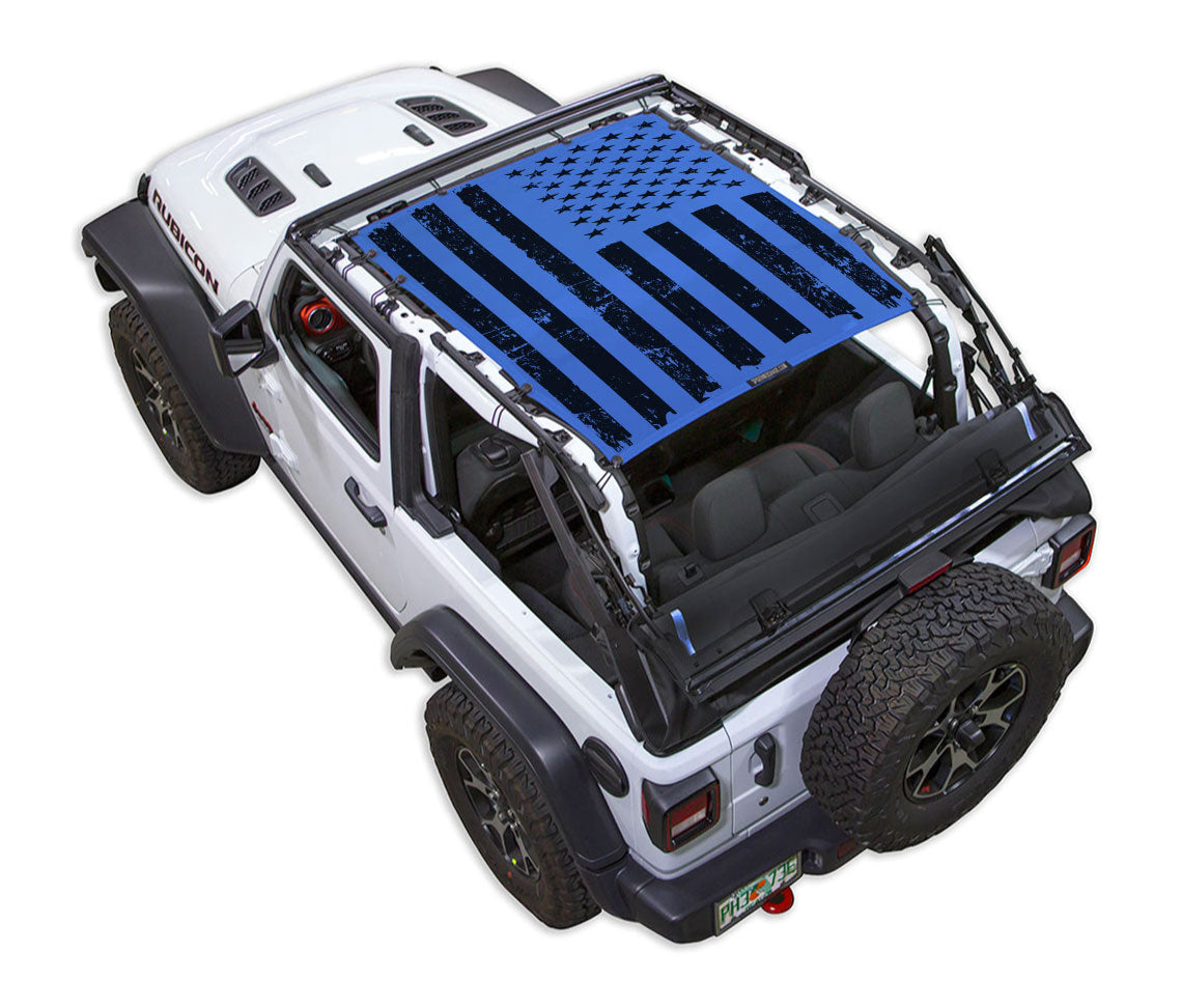 Distressed Tactical Flag_Full-Shade (Front-to-Rear)_Blue