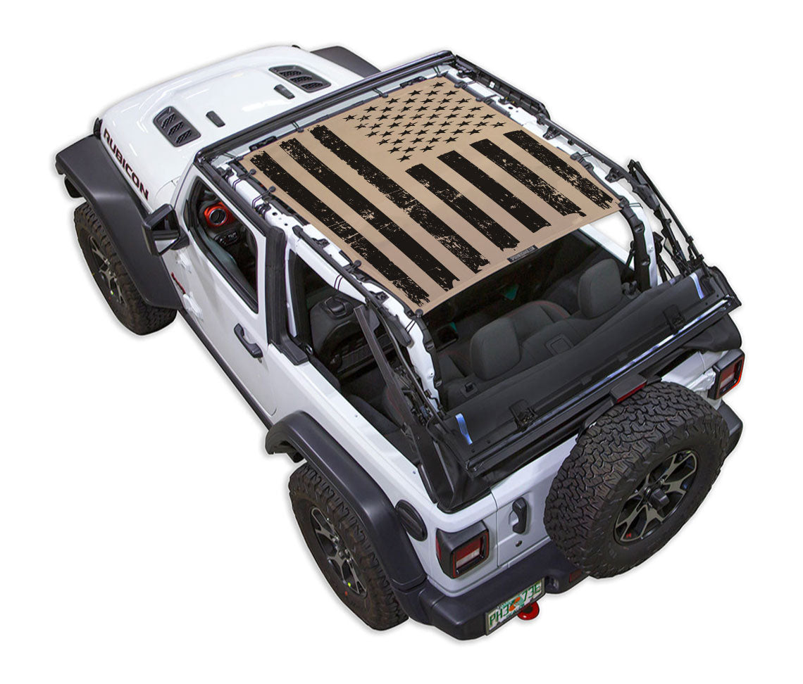 Jeep Wrangler JL 2-Door (2018-2026) SPIDERWEBSHADE Stock Printed