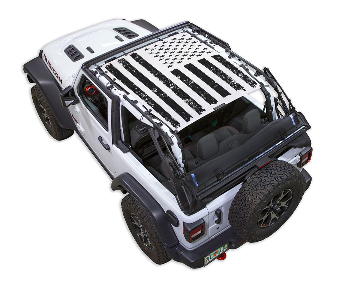 Distressed Tactical Flag_Full-Shade (Front-to-Rear)_White
