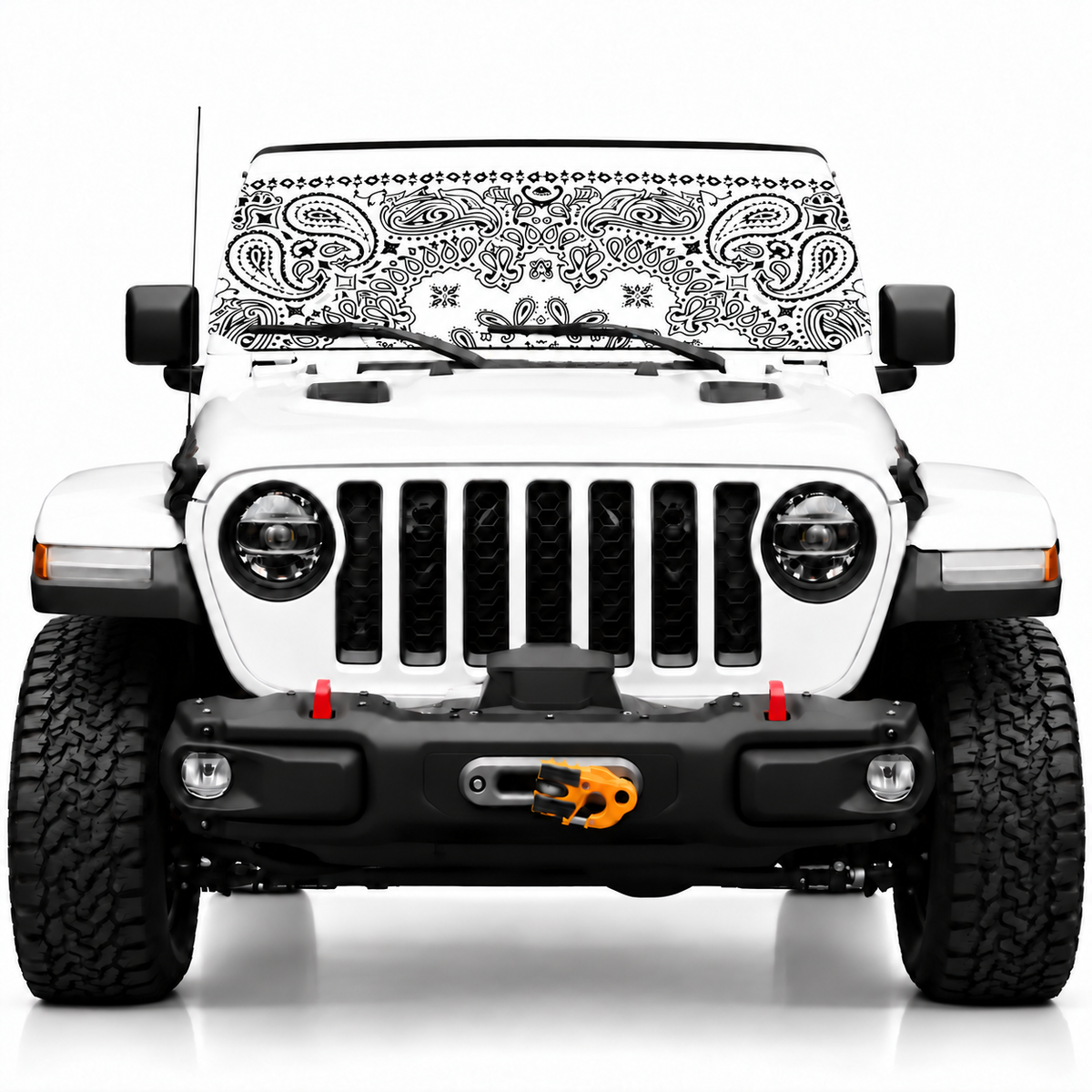 Jeep Bandana White