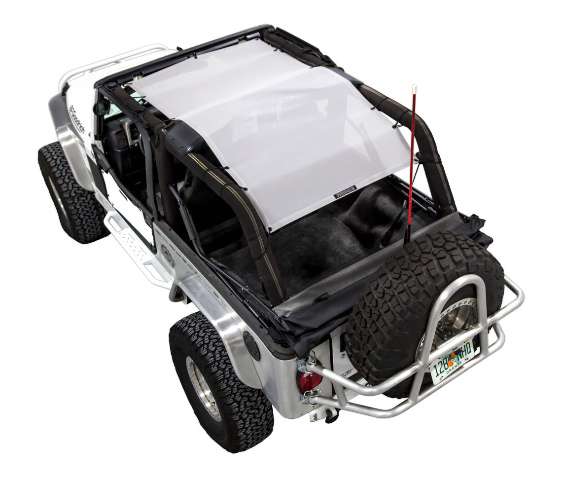Jeep Wrangler LJ (2004-2006) SPIDERWEBSHADE Solid Color Shade Top