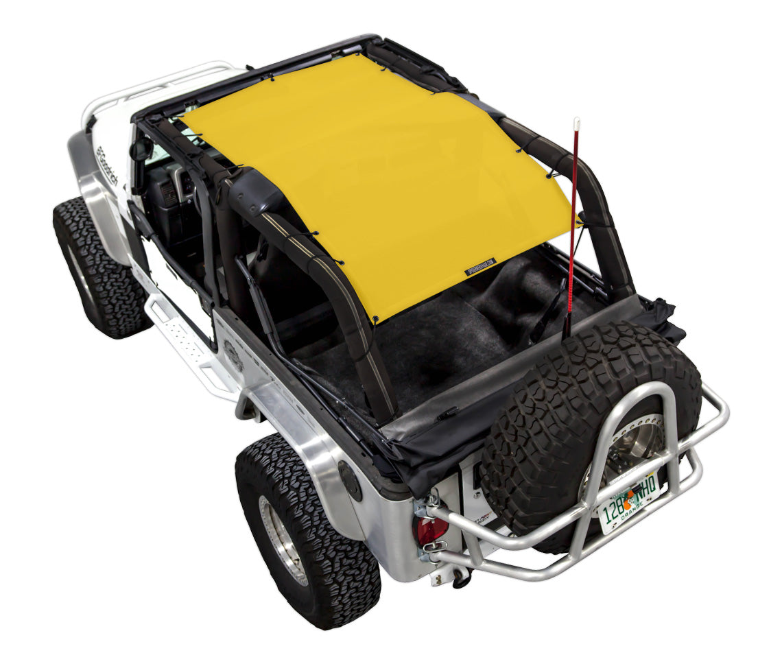 Jeep Wrangler LJ (2004-2006) SPIDERWEBSHADE Solid Color Shade Top