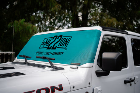 Mission 22 x SPIDERWEBSHADE Jeep Wrangler and Jeep Gladiator Solar Shield (2007-2026)