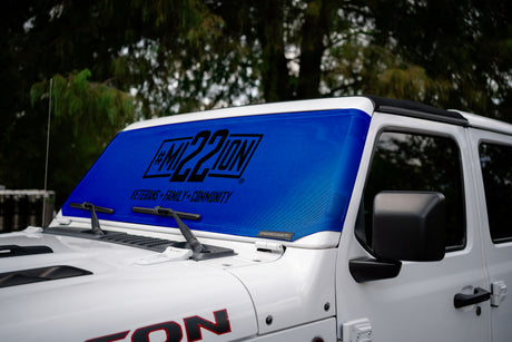 Mission 22 x SPIDERWEBSHADE Jeep Wrangler and Jeep Gladiator Solar Shield (2007-2026)