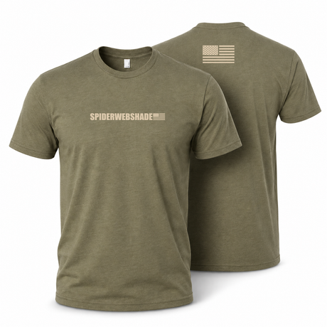 SPIDERWEBSHADE Buy American T-Shirt
