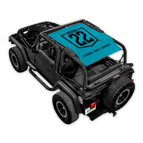 Mission 22 x SPIDERWEBSHADE Jeep Wrangler TJ Shade Top (1997-2006)