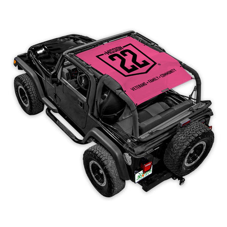 Mission 22 x SPIDERWEBSHADE Jeep Wrangler TJ Shade Top (1997-2006)