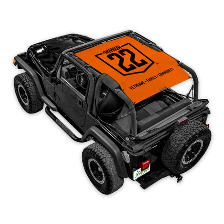 Mission 22 x SPIDERWEBSHADE Jeep Wrangler TJ Shade Top (1997-2006)