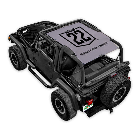 Mission 22 x SPIDERWEBSHADE Jeep Wrangler TJ Shade Top (1997-2006)