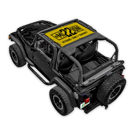 Mission 22 x SPIDERWEBSHADE Jeep Wrangler TJ Shade Top (1997-2006)