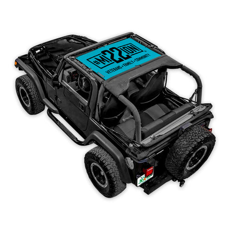 Mission 22 x SPIDERWEBSHADE Jeep Wrangler TJ Shade Top (1997-2006)