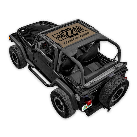 Mission 22 x SPIDERWEBSHADE Jeep Wrangler TJ Shade Top (1997-2006)