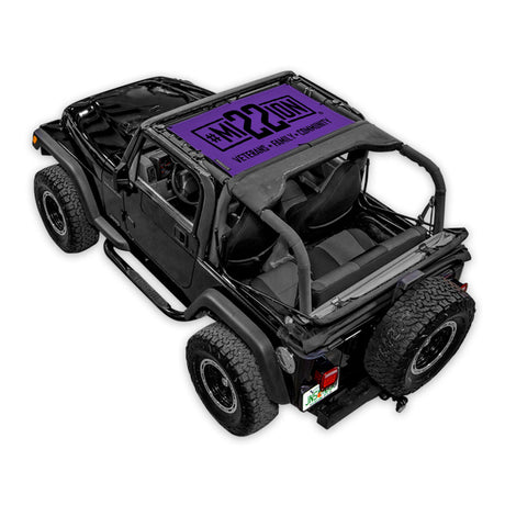 Mission 22 x SPIDERWEBSHADE Jeep Wrangler TJ Shade Top (1997-2006)