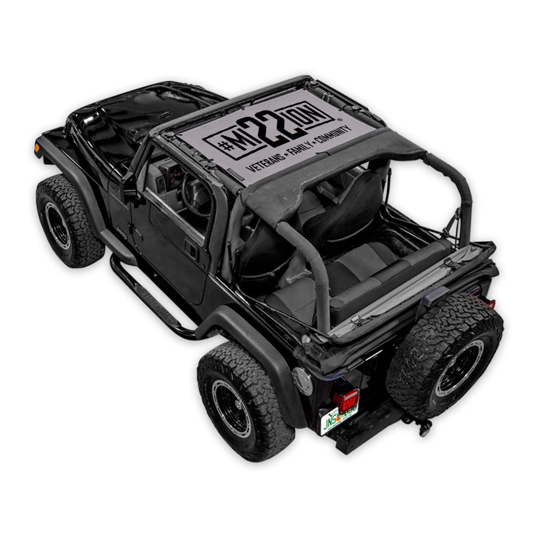 Mission 22 x SPIDERWEBSHADE Jeep Wrangler TJ Shade Top (1997-2006)
