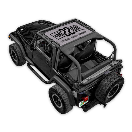 Mission 22 x SPIDERWEBSHADE Jeep Wrangler TJ Shade Top (1997-2006)