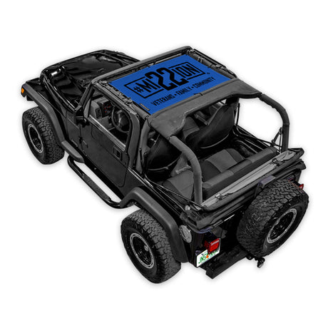 Mission 22 x SPIDERWEBSHADE Jeep Wrangler TJ Shade Top (1997-2006)