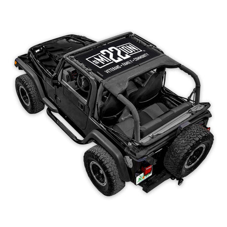 Mission 22 x SPIDERWEBSHADE Jeep Wrangler TJ Shade Top (1997-2006)