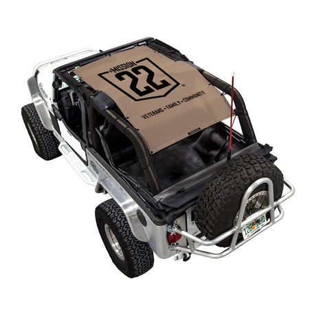 Mission 22 x SPIDERWEBSHADE Jeep Wrangler LJ Shade Top (2004-2006)