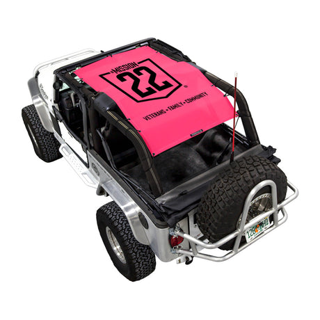Mission 22 x SPIDERWEBSHADE Jeep Wrangler LJ Shade Top (2004-2006)