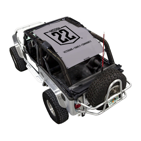 Mission 22 x SPIDERWEBSHADE Jeep Wrangler LJ Shade Top (2004-2006)