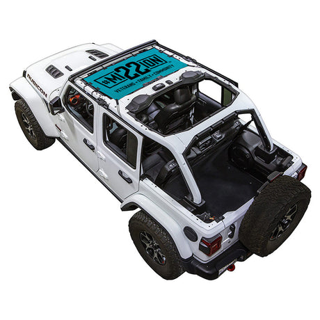 Mission 22 x SPIDERWEBSHADE Jeep Wrangler JLU 4-Door Shade Top (2018-2026)
