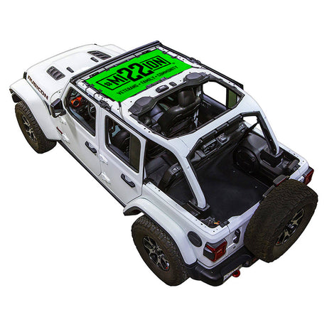 Mission 22 x SPIDERWEBSHADE Jeep Wrangler JLU 4-Door Shade Top (2018-2026)