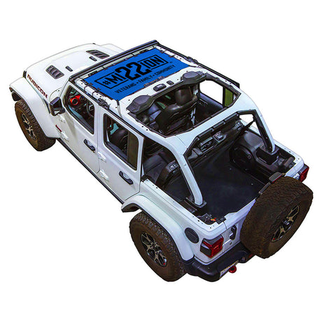 Mission 22 x SPIDERWEBSHADE Jeep Wrangler JLU 4-Door Shade Top (2018-2026)