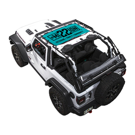 Mission 22 x SPIDERWEBSHADE Jeep Wrangler JL 2-Door Shade Top (2018-2026)