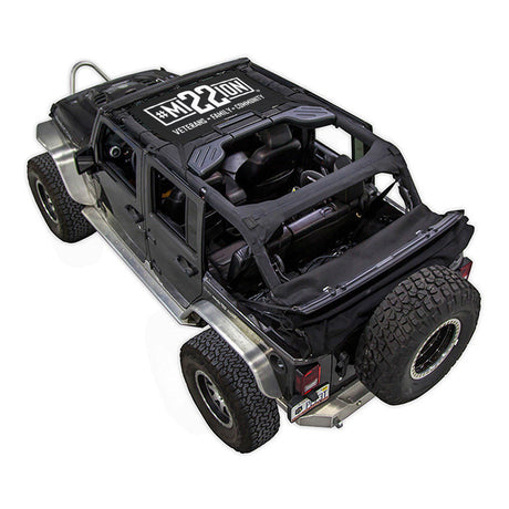 Mission 22 x SPIDERWEBSHADE Jeep Wrangler JKU 4-Door Shade Top (2007-2017)