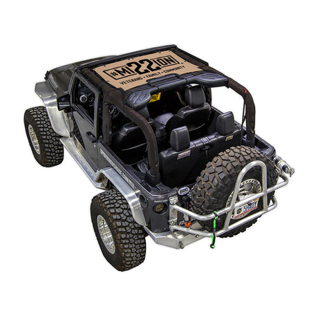 Mission 22 x SPIDERWEBSHADE Jeep Wrangler JK 2-Door Shade Top (2007-2017)