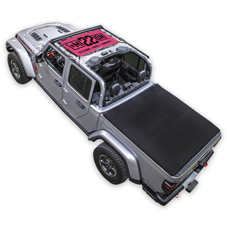 Mission 22 x SPIDERWEBSHADE Jeep Gladiator JT Shade Top (2019-2026)