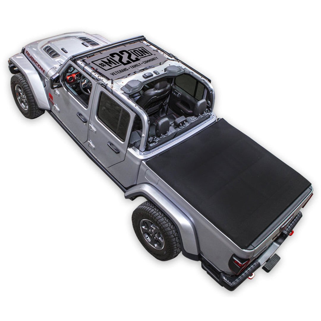 Mission 22 x SPIDERWEBSHADE Jeep Gladiator JT Shade Top (2019-2026)