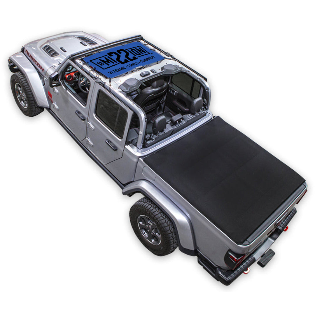 Mission 22 x SPIDERWEBSHADE Jeep Gladiator JT Shade Top (2019-2026)