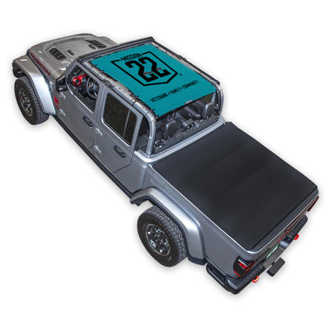 Mission 22 x SPIDERWEBSHADE Jeep Gladiator JT Shade Top (2019-2026)