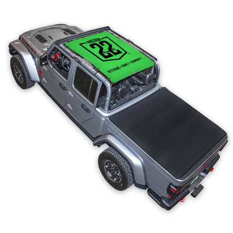 Mission 22 x SPIDERWEBSHADE Jeep Gladiator JT Shade Top (2019-2026)