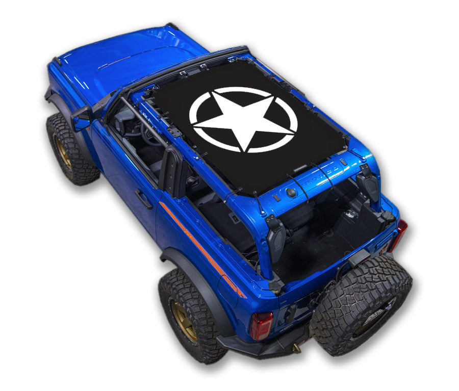 Ford Bronco Oscar Mike Sun Shade | SPIDERWEBSHADE