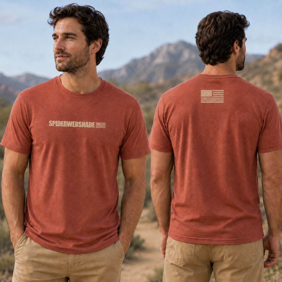 SPIDERWEBSHADE Buy American T-Shirt