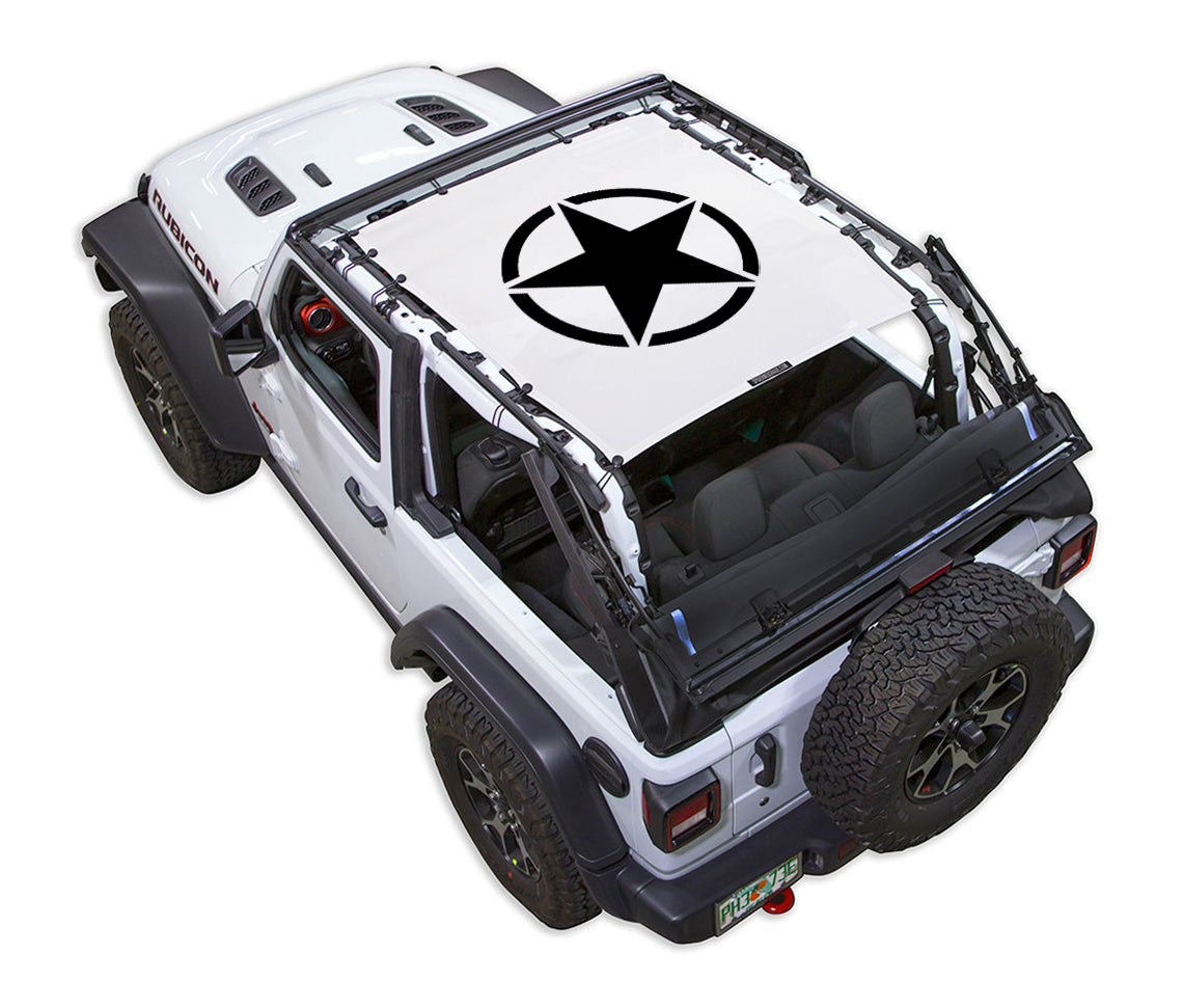 Solid / Full-Shade (Front-to-Rear) / White