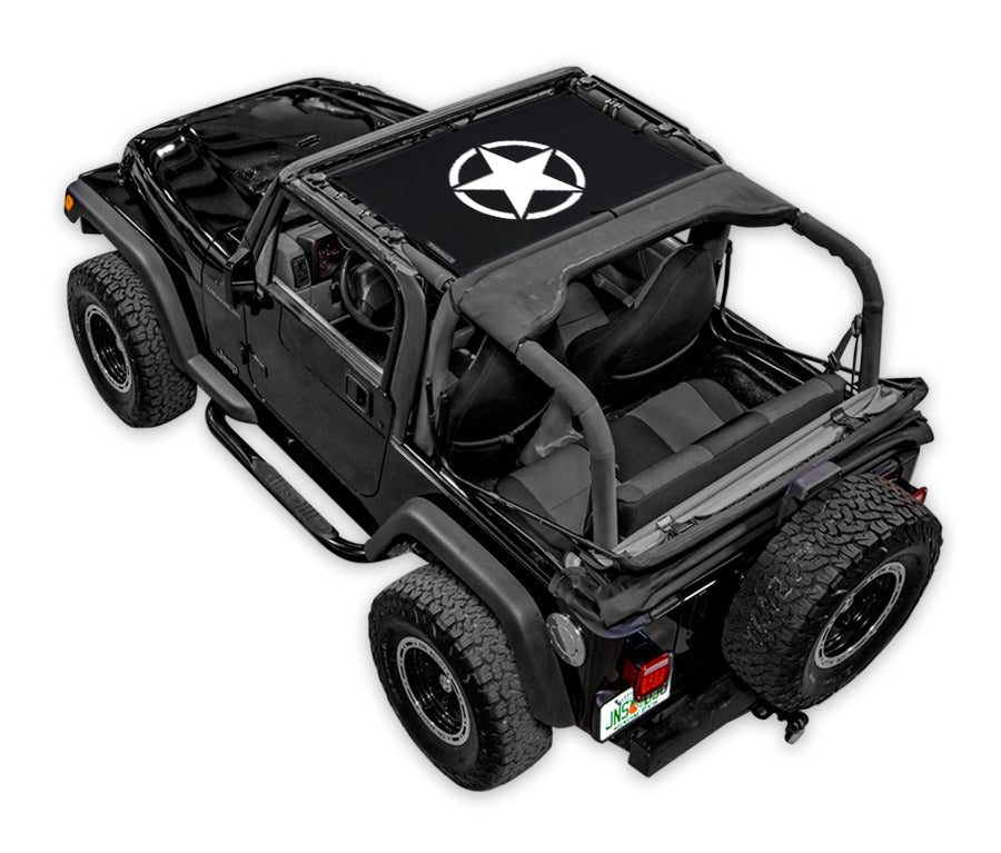 Oscar Mike Solid_Half-Shade (Front Only)_Black