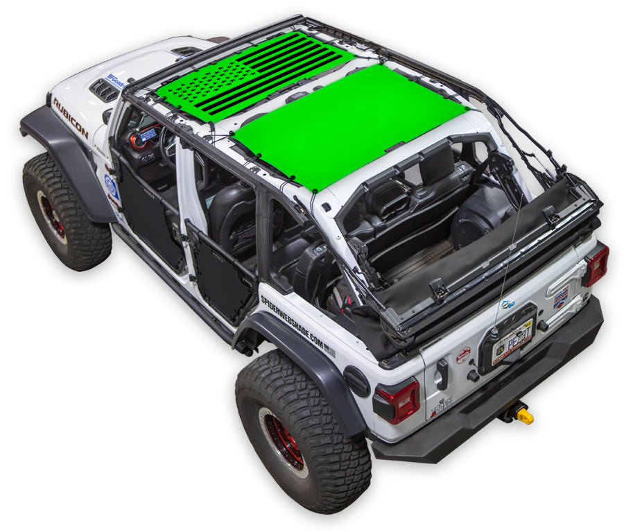 Jeep Wrangler JLU 4-Door (2018-2025) SPIDERWEBSHADE Stock Print