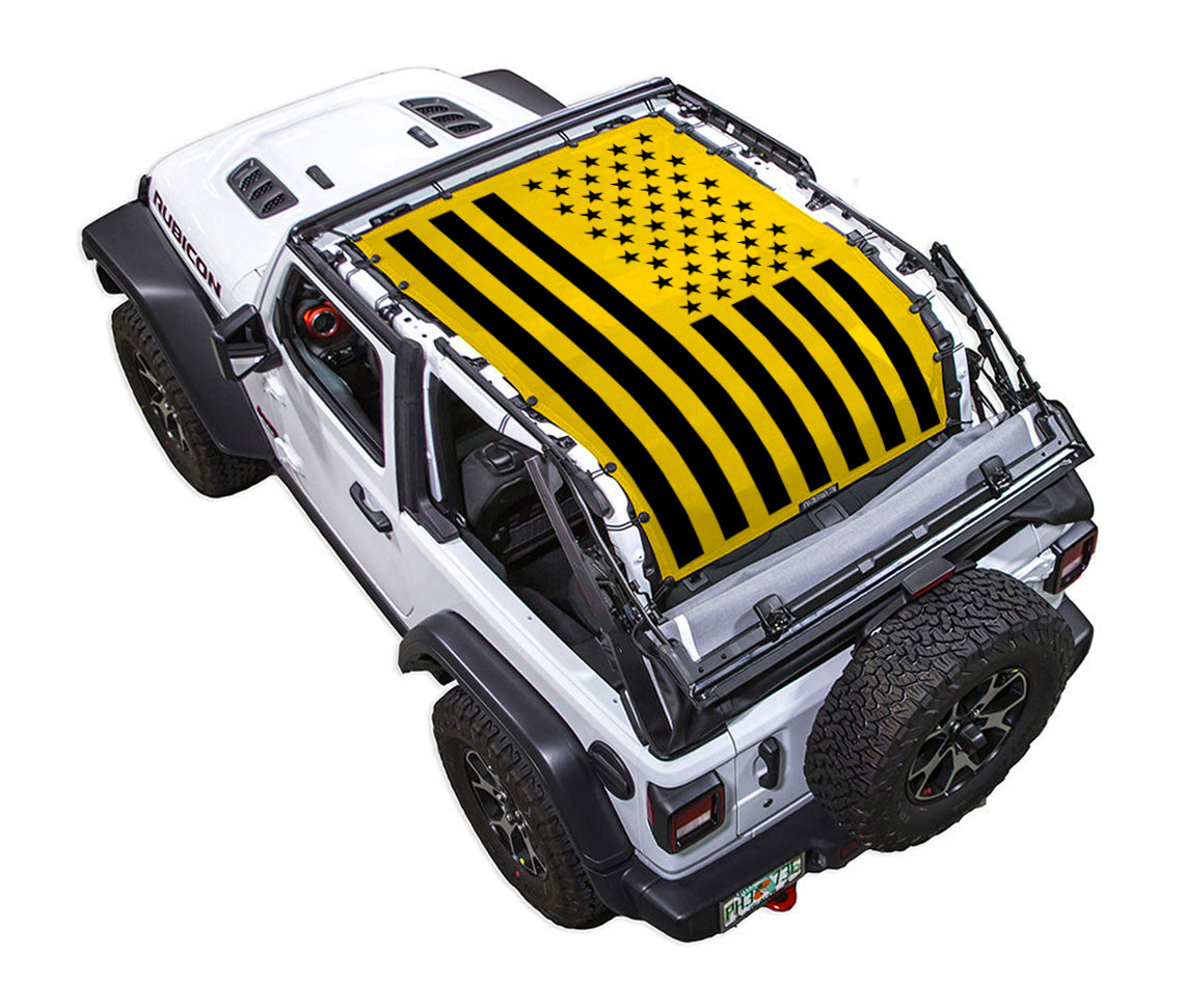 Solid Tactical Flag_Full-Shade (Extra Long)_Yellow