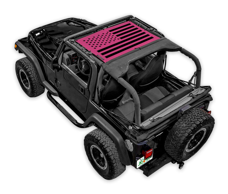 Solid Tactical Flag_Half-Shade (Front Only)_Pink