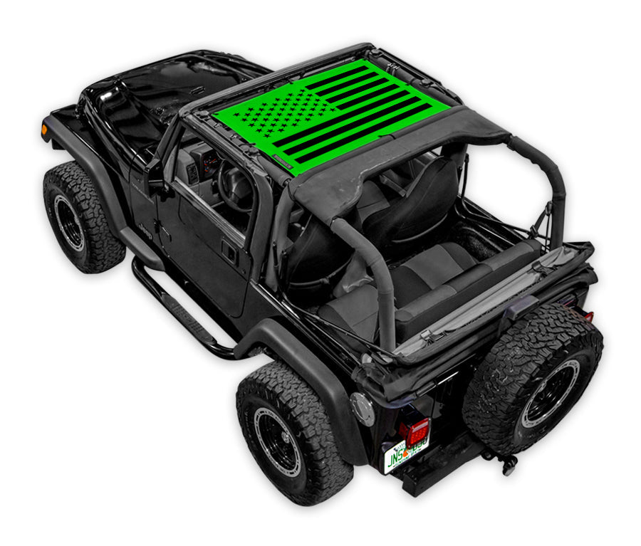 Solid Tactical Flag_Half-Shade (Front Only)_Green